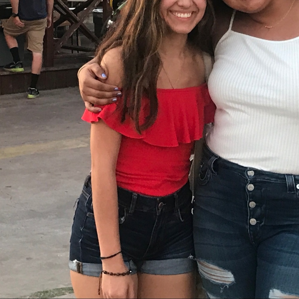 Bershka Soft Off the Shoulder Top